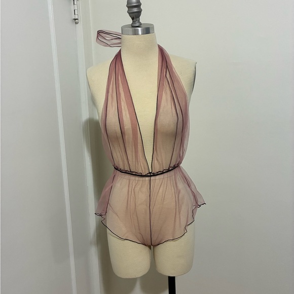 Mesh Halter teddy - Picture 1 of 5